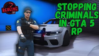 Stopping Criminals in GTA RP! - RedlineRP #roadto2k