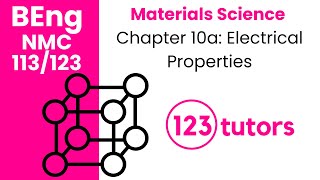 Materials Science | NMC 113/123 | Chapter 10a: Electrical Properties by 123tutors