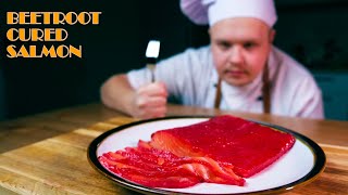 A TWIST ON CLASSIC SALMON | BEETROOT CURED DELIGHT