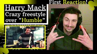 Harry Mack spits CRAZY freestyle over "Humble" beat from Kendrick Lamar [REACTION] FREESTYLE GENIUS!