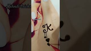 J ❤ k letter mehndi design | mehndi design | mehndi #shorts #youtubeshorts  #shortsfeed