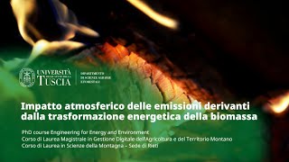 🖥️ WEBINAR | IMPATTO ATMOSFERICO DELLE EMISSIONI DERIVANTI DA TRASFORMAZIONE ENERGETICA DI BIOMASSA