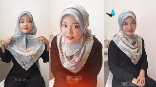 HIJAB TUTORIAL SEGI EMPAT MUDAH SIMPEL DAN ELEGAN