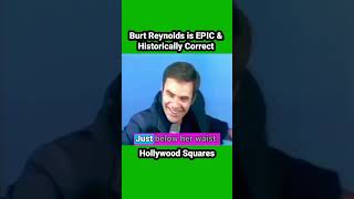 #burtreynolds is EPIC & Historically Correct  #hollywoodsquares #funny #funnyvideo #comedy #1970s