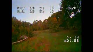 Speed Freestyle FPV Quad on glade singing fountan