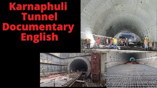 karnaphuli tunnel project construction video. one tunnel completed.