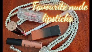 My favourite nude lipsticks