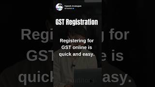 GST registration tips! #gst Vauditors #gstindia #vauditors #gstregistration #gstr3b #2024