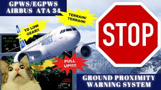 🌋GPWS/EGPWS Sistema de Alerta de Proximidad al Terreno A320 ATA 34 /Ground Proximity Warning System