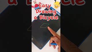 Easy Drawing a Bicycle #short #drawing #art #childrensart