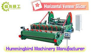 Woodworking Machinery Horizontal Veneer Slicer Efficient Operation Factory Direct Sales