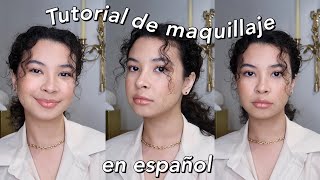 Makeup Tutorial in Spanish with English subtitles ♡ | GRWM hair & makeup