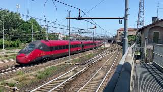 TRANSITI A PADOVA DALLA CABINA A IN 4K. Domenica, 09.07.2023 #ferrovia #eisenbahn #treni #zug