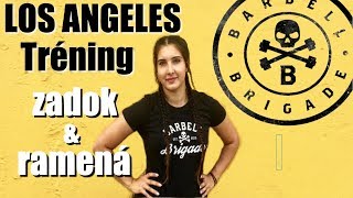 Los Angeles VLOG, Barbell Brigade workout | DAY 1