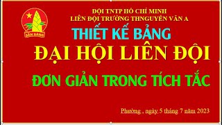 CÁCH LÀM BẢNG PHÔNG CHỮ ĐẠI HỘI, HỘI NGHỊ, HỌM MẶT..... DỄ NHẤT 2023