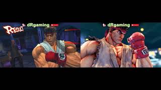 Street Fighter 4 vs 5 Comparison