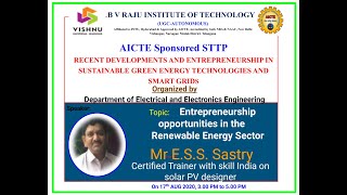 Entrepreneurship Opportunities in the Renewable Energy Sector