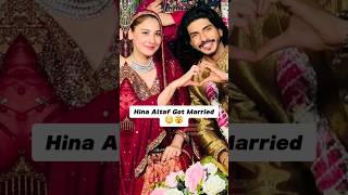 Hina Altaf Secretly Got Married With Actor Mohsin Abbas 😮 #hinaaltaf #aghaali #shorts