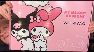 Major PR Unboxing and Try On of the New Wet N Wild x My Melody and Kuromi Collection