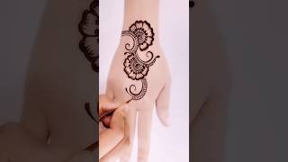 Simple mehndi design 2024. #mehndi #mehndidesign