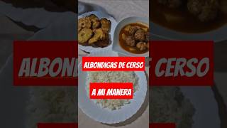 ALBONDIGAS DE CERDO  A MI MANERA #recetacubana #cocina #comidacubana #ALBONDIGAS