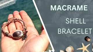 Macrame Tutorial | DIY cowrie Shell Bracelet | Jewelry Making at home | Handmade jewelry Ideas