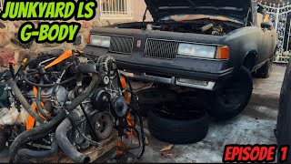 Building a G body with a junkyard 5.3 Ls engine !!