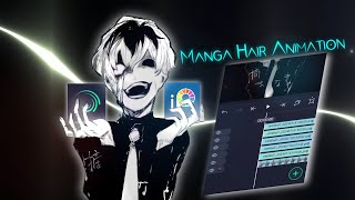 Manga Hair Animation using Alight Motion & Ibispaint ...