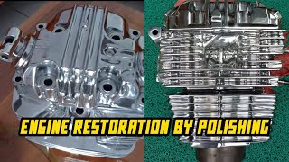 engine restoration by polishing || blokop cb GL Tirev poles detail