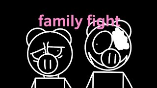 (FNF family fight) FNF I hate you v2 Mario's madness v2 piggy anniversary video