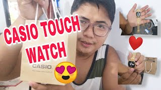 Casio Touch Watch Unboxing and how to use Tagalog