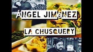 Ángel Jiménez de "La Chusquery": Pollo al Miso con alcachofas y setas.