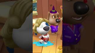 Happy for my friend 🤭️ Talking Tom friends #shorts #tomfriends #gameplay #ben #hank #angela #tom