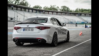 Alfa Romeo Giulia 2.0 Hockenheimring Trackday school of racing Stint 3