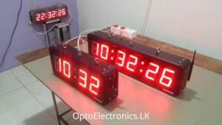 PRECISION DIGITAL CLOCKS - SYNCHRONIZED