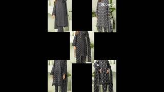 ||Black and White suits collection 2024 || #dress #fashion#lawn#kaddi#Saya#