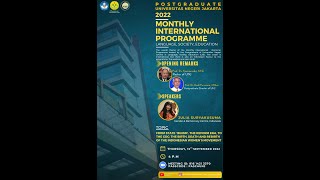 Monthly International Programme Pascasarjana UNJ #8