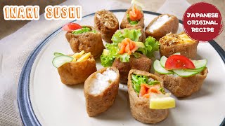 Resep Inari Sushi (Inarizushi) Pake Tahu Pong! Tidak Usah Beli Aburaage!