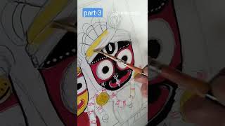 sri Jagannath painting part -3 #shorts #youtubeshorts #jagannath