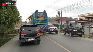 bus paimaham  di tikungan hampir aja nyosor ambulance dan mobil cerry