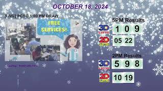 [LIVE] PCSO 5:00 PM DRAW - OCTOBER 18, 2024 LOTTO RESULTS