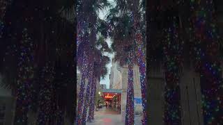 Christmas lights on Houston Street in San Antonio, Texas ￼