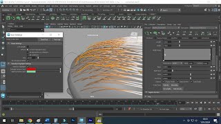 TUTORIAL 06 XGEN OPCIONES DE LA HERRAMIENTA PARA ESCULPIR GUIAS MAYA AUTODESK 2025