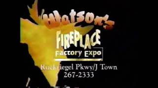 Watson's 'Fireplace Factory Expo' Commercial (1998)