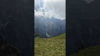 Mangard Slovenia start paragliding