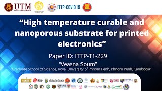 High Temperature Curable and Nanoporous Substrate for Printed Electronics - Dr. Veasna Soum