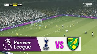 Tottenham v Norwich - Premier League 2021/22 | PES 2021 Realism Mod Prediction