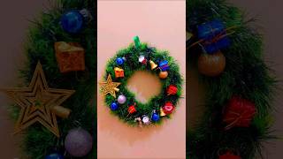 DIY Christmas Wreath #christmas #shorts  #decor