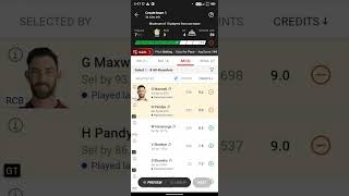 RCB vs GT dream11 team,GUJ vs BANGLORE dream11 prediction,#shots