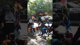 touring cycling || ROMLI Sepeda touring indonesia #shorts #shortvideo #viral